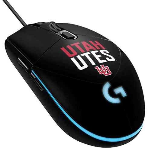 University of Utah Interlocking U G203 Prodigy RGB Wired Gaming Mouse Skin